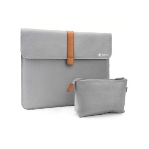 TÚI CHỐNG SỐC TOMTOC (USA) ENVELOPE + POUCH  MACBOOK AIR/RETINA13” NEW LIGHT GRAY
