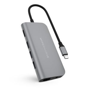 CỔNG CHUYỂN HYPERDRIVE POWER 9-IN-1 USB-C HUB FOR IPAD/MACBOOK/SURFACE/ULTRABOOK/CHROMEBOOK PC & USB-C/iPHONE 15 DEVICES HD30F