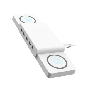SẠC ĐA CỔNG MACBOOK, SURFACE HYPERJUICE ULTIMATE CHARGER 110W DUAL WIRELESS CHARGER 15W – HJ-UC5-W15-LR