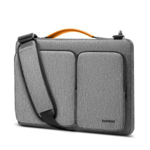 TÚI ĐEO TOMTOC (USA) VERSATILE 360* SHOULDER BAGS MACBOOK 13"14", ULTRABOOK 13" GRAY A42-C01G