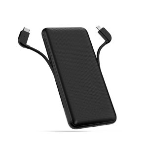 SẠC DỰ PHÒNG HYPERJUICE LIGHTNING + USB-C 18W 10000 MAH (đầu tiên trên thế giới) -HJ10000-BLACK