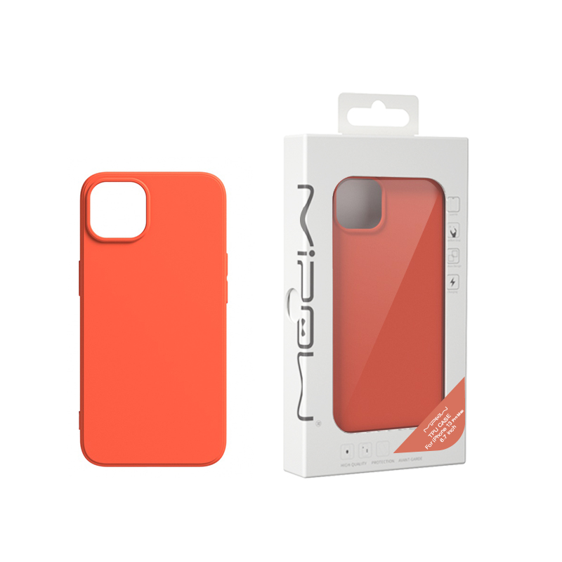 ỐP LƯNG MIPOW TPU & PU LEATHER IPHONE 13/12 PROMAX ORANGE PS28S