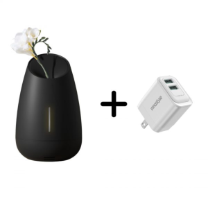 COMBO MÁY XÔNG TINH DẦU MIPOW VASO 3.0 MUSIC AROMATHERAPY DIFFUSER BTA200S + SẠC INNOSTYLE 12W 2 CỔNG USB-A