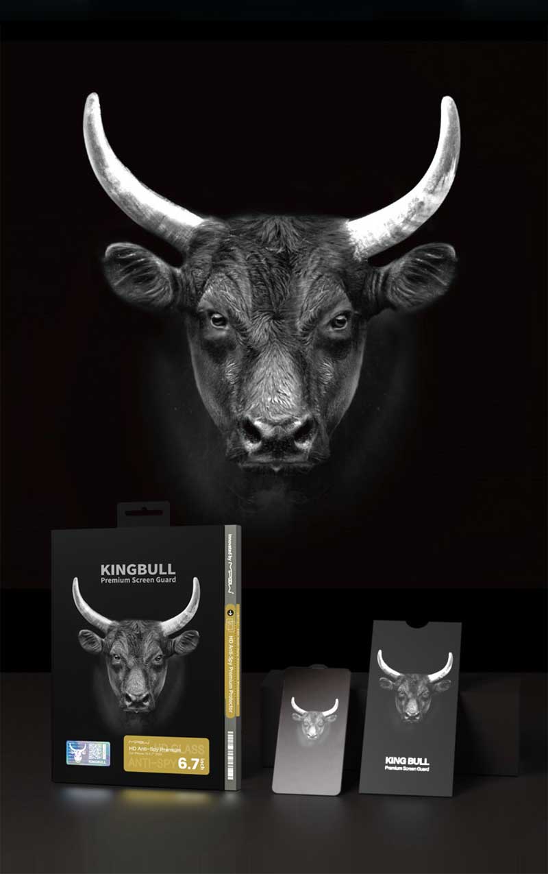 CƯỜNG LỰC MIPOW KINGBULL iPHONE 15 PRO HD CHỐNG NHÌN TRỘM ANTI SPY PROTECTOR – BJ515-BK
