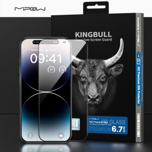 CƯỜNG LỰC MIPOW KINGBULL IPHONE 15 PRO MAX HD PREMIUM SILK PROTECTOR – BJ504-BK