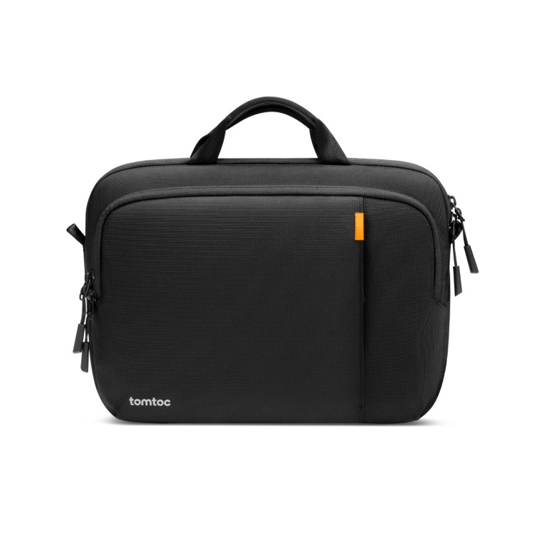 TÚI XÁCH / ĐEO CHÉO TOMTOC (USA) DEFENDER SHOULDER BAG MACBOOK/ULTRABOOK 13-14″ BLACK – A30D2D1