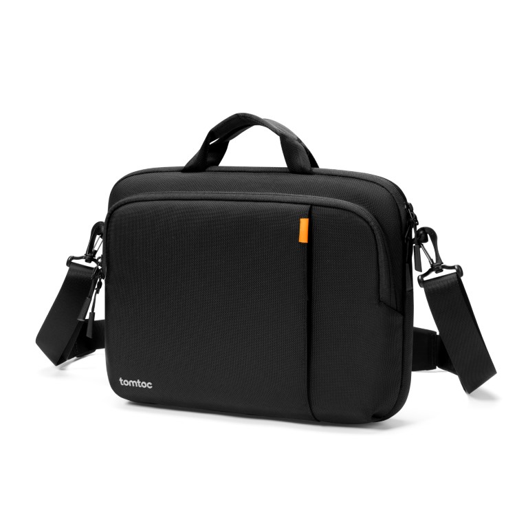 TÚI XÁCH / ĐEO CHÉO TOMTOC (USA) DEFENDER SHOULDER BAG MACBOOK/ULTRABOOK 15-16″ BLACK A30F2D1