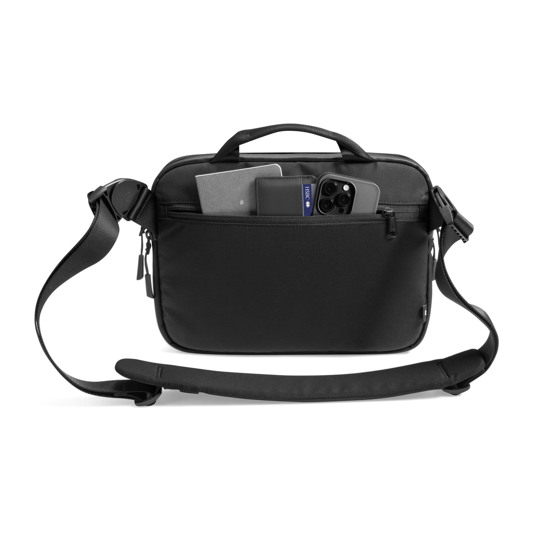 TÚI XÁCH/ĐEO CHÉO TOMTOC (USA) URBANEX-B11 SHOULDER BAG FOR IPAD PRO 11 INCH BLACK – B11A1D1