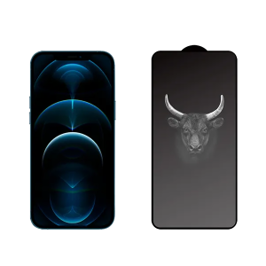 MIẾNG DÁN CƯỜNG LỰC MIPOW KINGBULL PREMIUM HD (2.7D) IPHONE 12 | 12 PRO (KHÔNG VIỀN ĐEN)