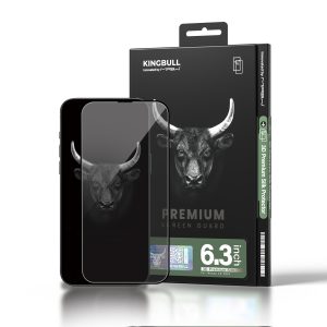 CƯỜNG LỰC MIPOW KINGBULL IPHONE 16 PRO 6.3” 3D PREMIUM SILK – BJ614-BK