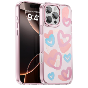 ỐP LƯNG CHỐNG SỐC MAGSAFE INNOSTYLE IPHONE 16 PROMAX VIBES HEART DESIGN