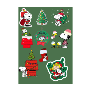 BỘ LITTLE STICKER SHEET A6 – MERRY CHRISTMAS AND NEW YEAR