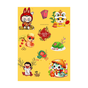 BỘ LITTLE STICKER SHEET A6 – LUNAR NEW YEAR
