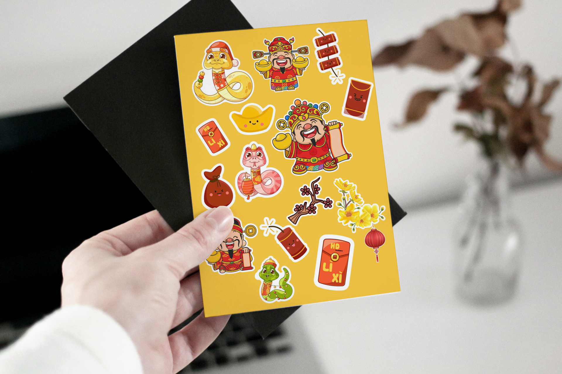 BỘ LITTLE STICKER SHEET A6 – LUNAR NEW YEAR