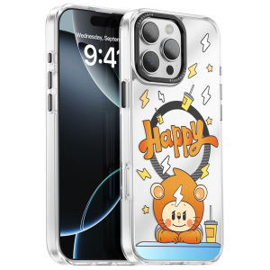 ỐP LƯNG CHỐNG SỐC MAGSAFE INNOSTYLE IPHONE 16 PROMAX VIBES HAPPY LEO