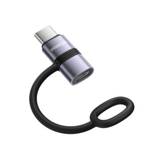 Cổng chuyển OTG Innostyle FlexiLInk USB-C to Lightning female silicone tape - ST-530GY