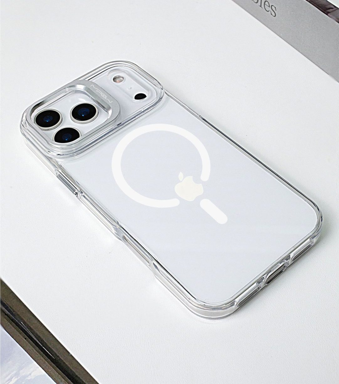 Ốp Lưng Magsafe Mipow Kingbull Tempered Glass StandX Transparent iPhone 17 Series 2025