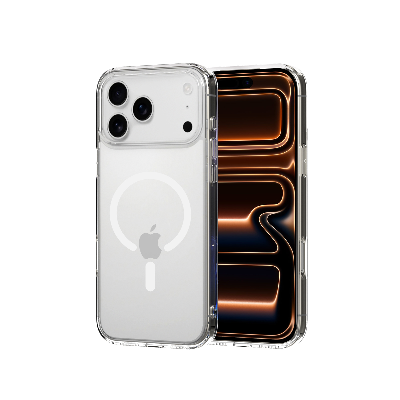 Ốp Lưng Magsafe Mipow Kingbull Tempered Glass Transparent iPhone 17 Series 2025