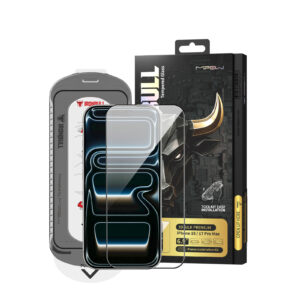 Kính Cường Lực iPhone 18 Pro Max / 17 Pro Max 6.9” 2026 MIPOW IRONBULL 3D Silk Premium Tool Kit & Frame Camera Cover (Sao chép)