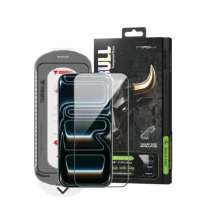 Kính Cường Lực Chống Phản Quang iPhone 18 Pro Max / 17 Pro Max 6.9” 2026 MIPOW IRONBULL HD Anti-Reflection Silk Tool Kit & Frame Camera Cover