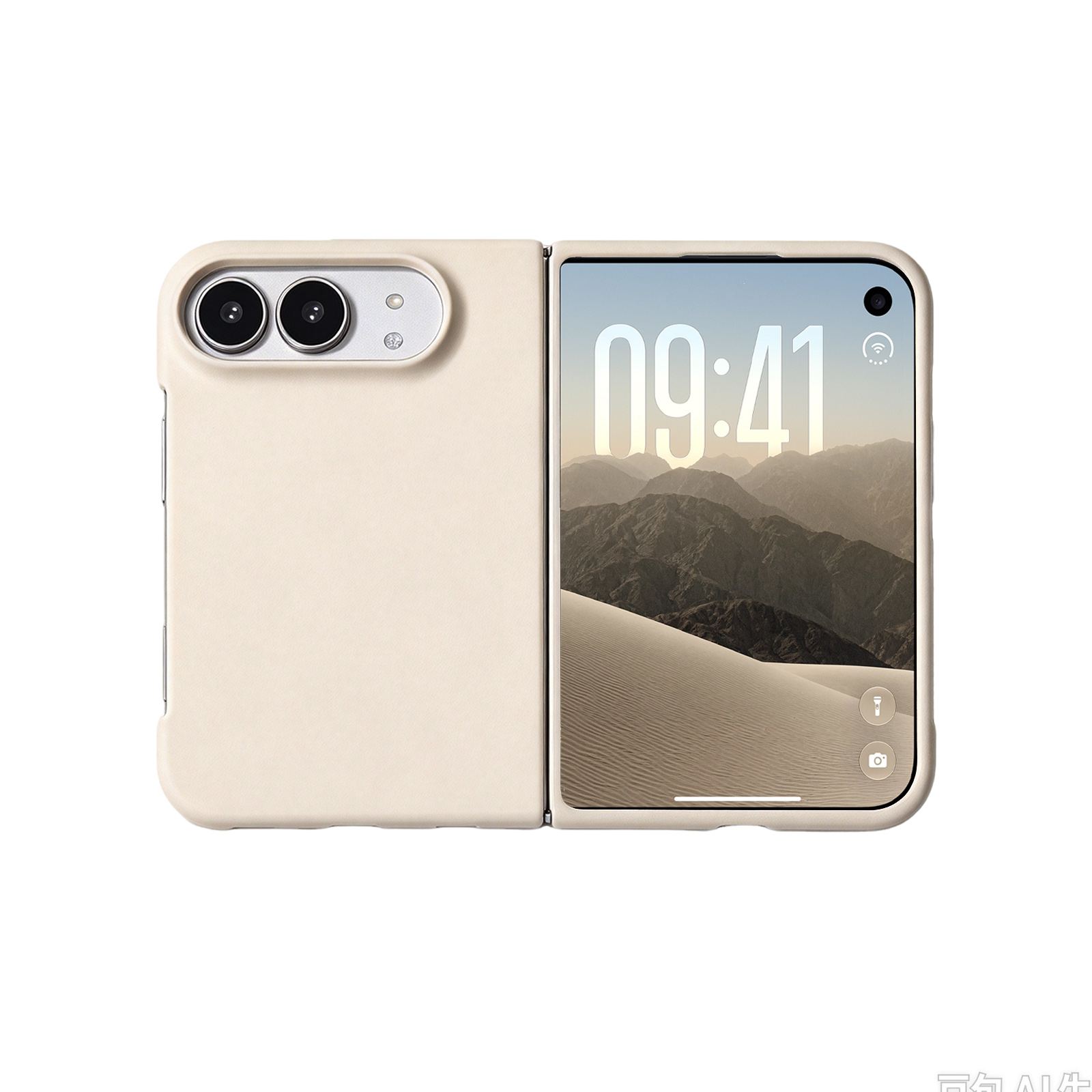Ốp Lưng Magsafe iPhone Duo 2026  MIPOW IRONBULL Siliconex Sand