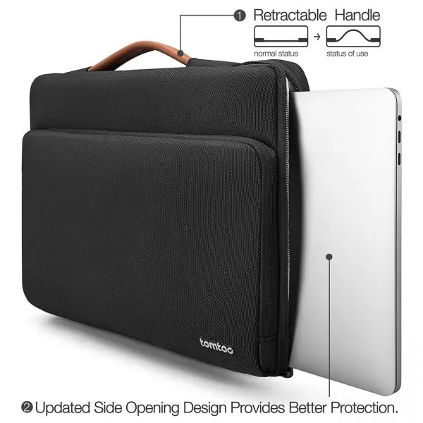[Hàng mới trưng bày] Túi xách chống sốc Tomtoc Briefcase dành cho Macbook 16”, tiện lợi – A14-E02H
