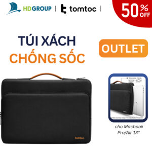 [Hàng mới trưng bày] Túi xách chống sốc Tomtoc Briefcase dành cho Macbook 16”, tiện lợi – A14-E02H