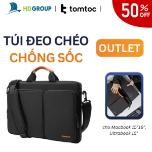 [Hàng mới trưng bày] Túi xách đeo chéo Tomtoc Travel Briefcase dành cho Macbook 15″16″, Ultrabook 15″ – A49-E01D