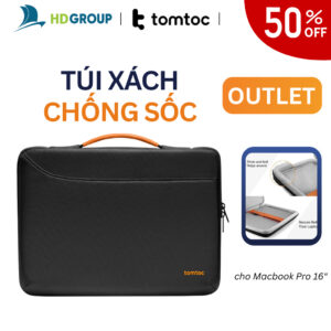 [Hàng mới trưng bày] Túi chống sốc Tomtoc Spill-Resistant OUTLET dùng cho Macbook Pro/Air 15” Black – A22E3D1